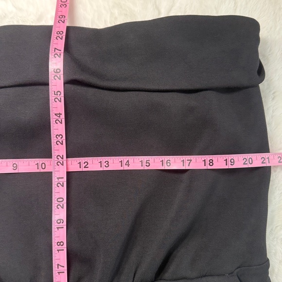 SPANX Air Essential Strapless Jumpsuit 2X Tall Black Airluxe WideLeg Comfy Femme - Picture 12 of 17